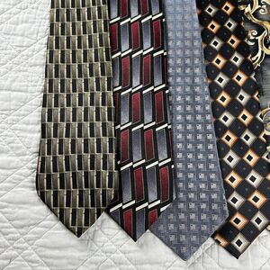 Assorted Lot of TEN Mens Dress Ties Palatina, Andhurst, Ferrell Reed more #3
